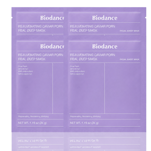 BIODANCE Rejuvenating Caviar PDRN Real Deep Mask (4-Pack)