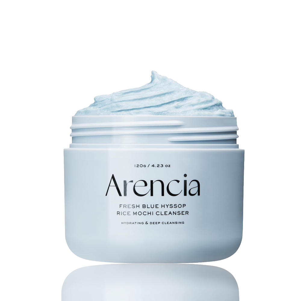 Arencia Blue Hyssop Rice Mochi Cleanser