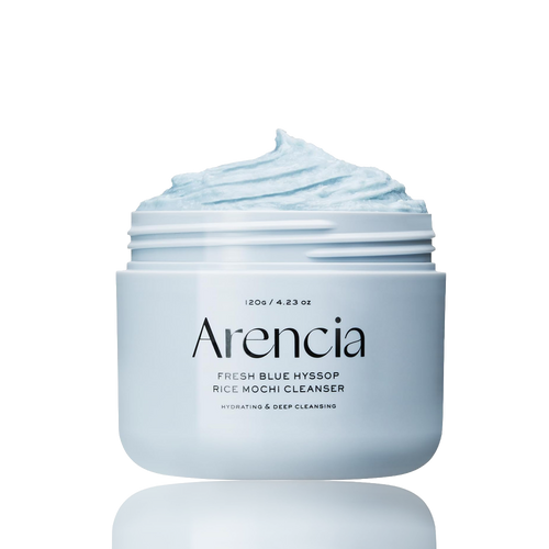 Arencia Blue Hyssop Rice Mochi Cleanser