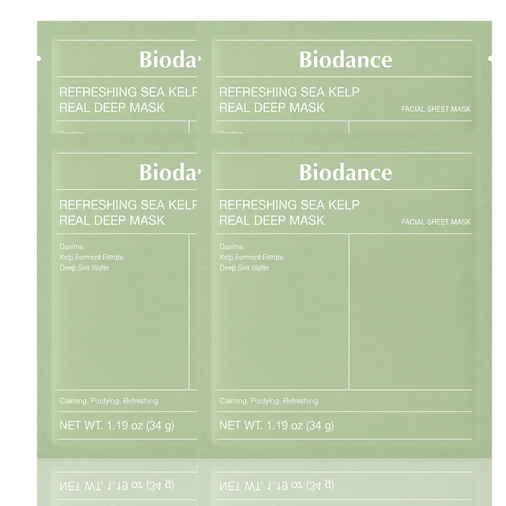 BIODANCE Refreshing Sea Kelp Real Deep Mask (4-Pack)