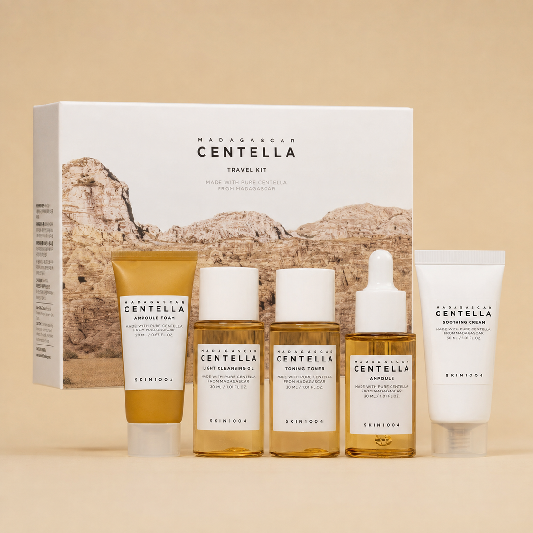 Madagascar Centella Travel Kit
