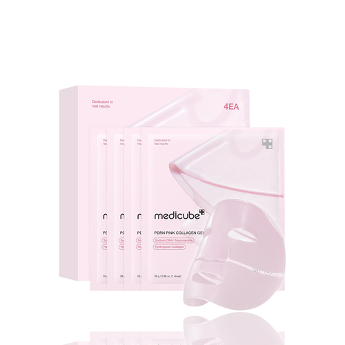 PDRN Pink Collagen Jelly Gel Mask (4 Pack)