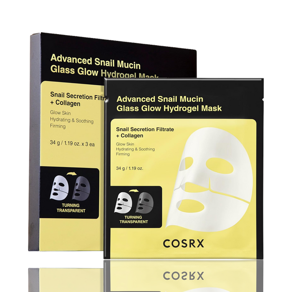 Advanced Snail Mucin Glass Glow Hydrogel Mask